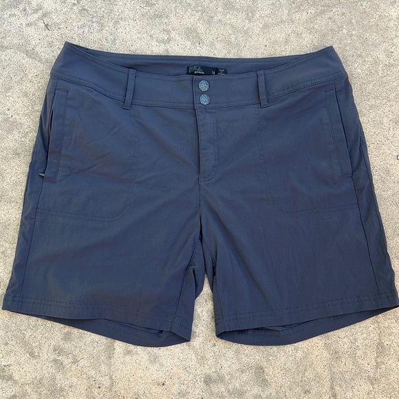 PrAna Grey Women's Hiking Shorts Size 14